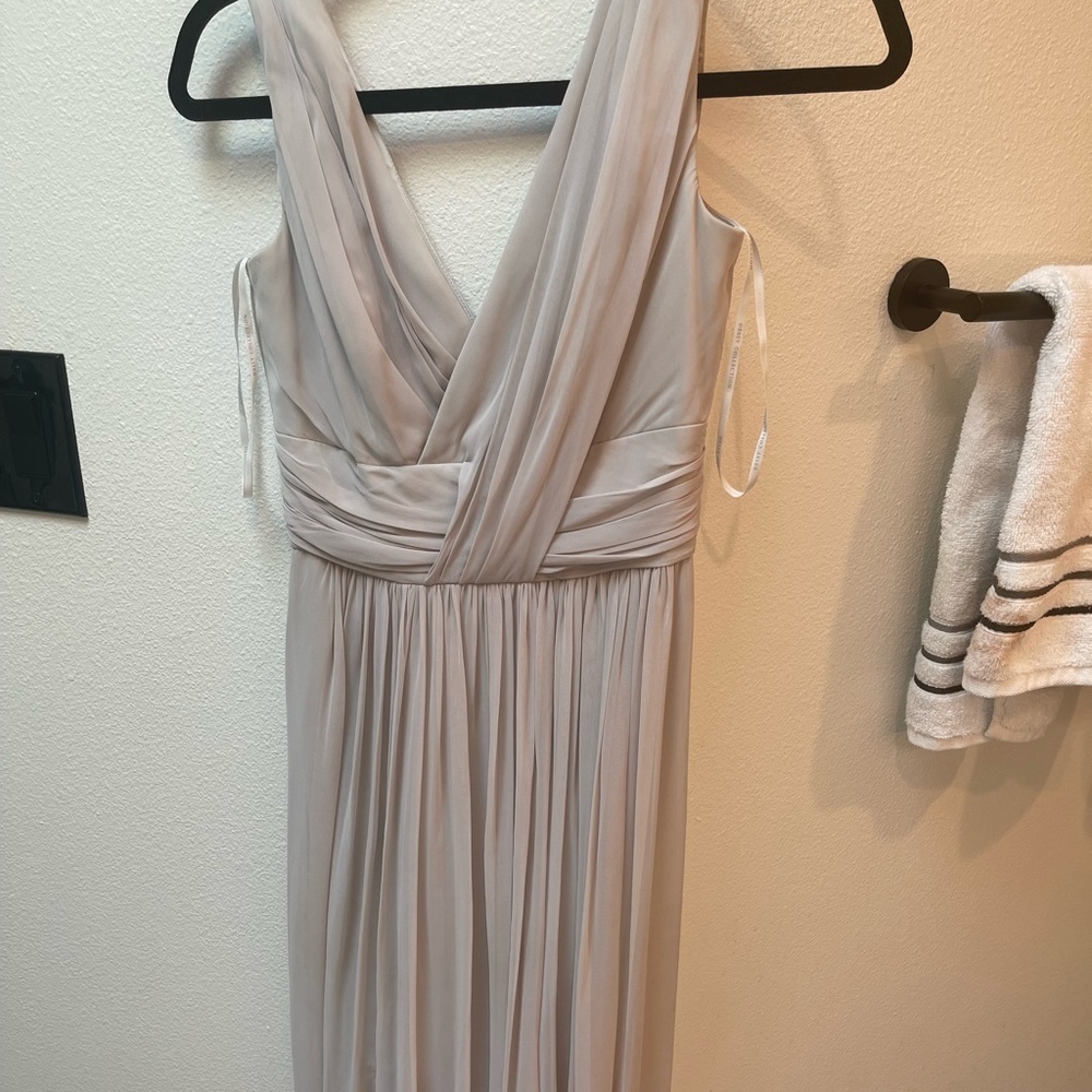 Grey bridesmaid dress!